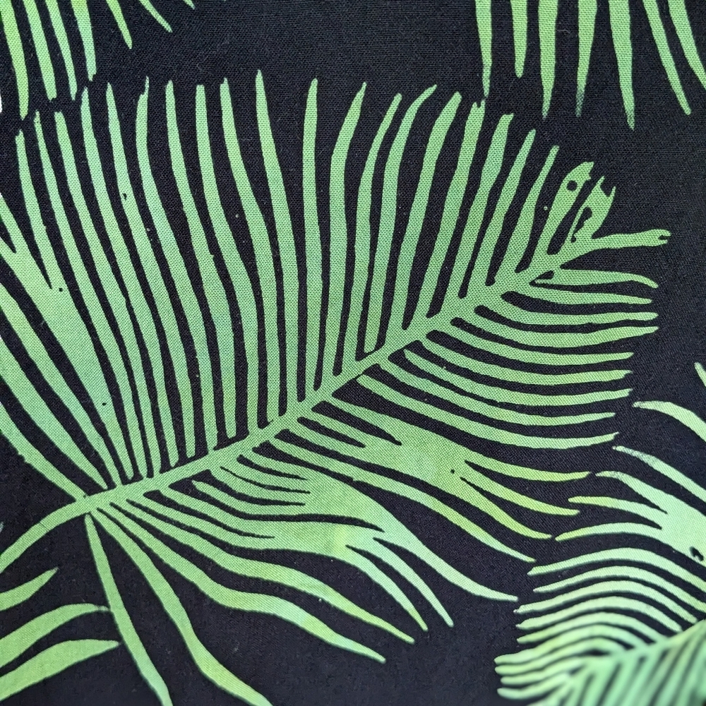 SUGAR HILL Shirt Dress Green & Black Sz 6 - Picture 5 of 11
